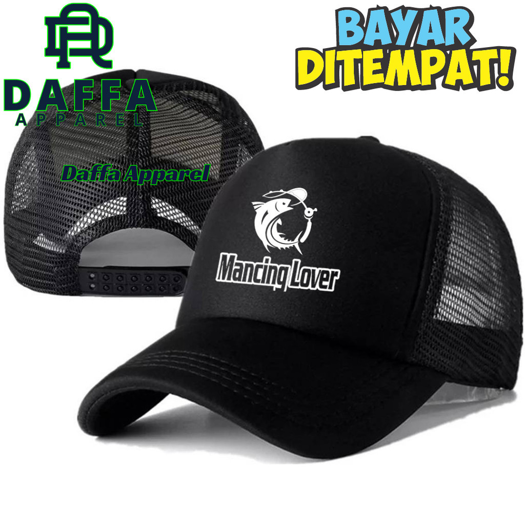 Daffa Apparel Topi Trucker MANCING LOVERS - Topi Distro MANCING LOVERS Logo - Topi MANCING LOVERS Pr