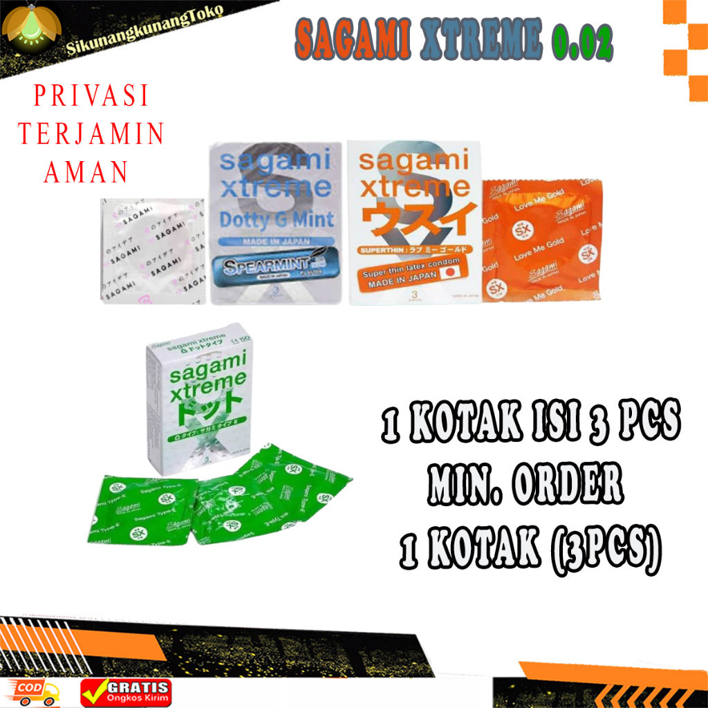 (SKN) Kondom Condom Ultra Thin Super Tipis 001 0.01 0.02 Sagami Luogan Okamoto