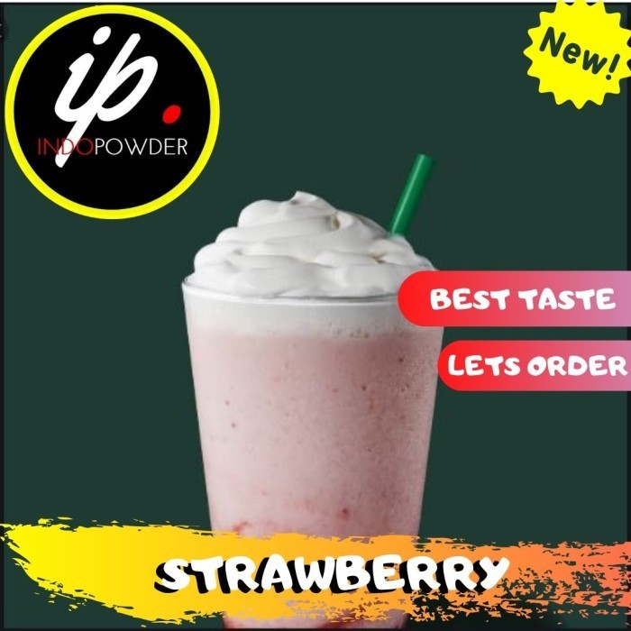 

[Aneka Rasa] Bubuk Minuman STRAWBERRY 1Kg - Bubuk STRAWBERRY 1Kg