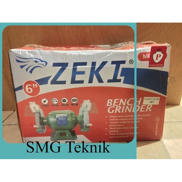 Termurah Mesin Gerinda Duduk 6 Inch ZEKI / Gerinda Duduk 6" Zeki UKS892