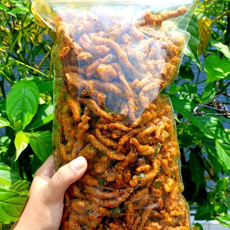

kripik usus pedas daun jeruk crispy 1kg