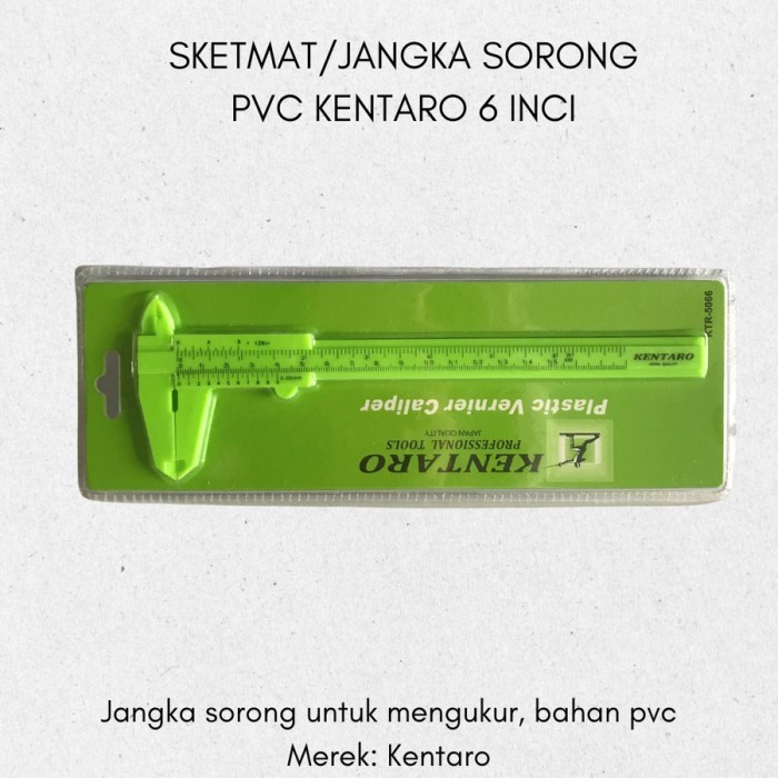 

KENTARO SKETMAT JANGKA SORONG PVC 6 INCI
