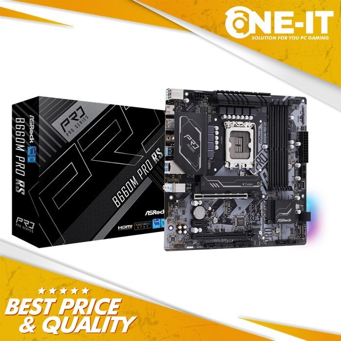 ASRock B660M Pro RS DDR4 B660 Intel LGA1700