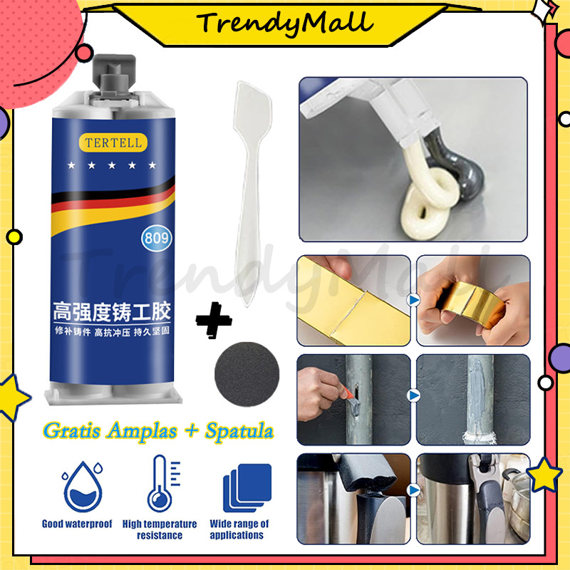 lem perbaikan logam/Lem Besi AB Epoxy Metal Untuk Reparasi Mobil/Lem Metal Repair Metal Radiator