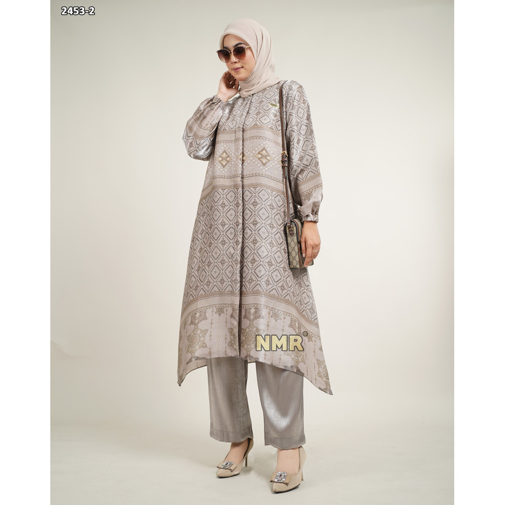 NMR Setelan Kulot Tunik Katun Shimer Vol 2453-2
