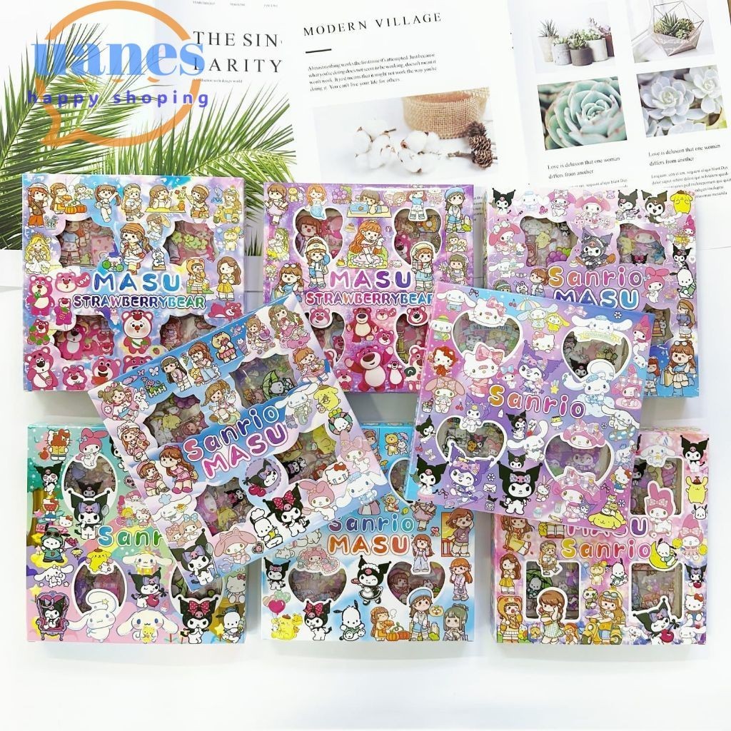 

Promo ISI 100 PC STIKER 2D SANRIO COLLAB NONO BARBIE MASU BTS BLACKPINK MOBILE LEGEND KEROPI MIXUE MOMO ANNE MASU NONO LOTSO MELODY KURUMI SANRIO RAINBOW MIX 2D VIRAL STIKER ANTI AIR AESTHETIC MOMO