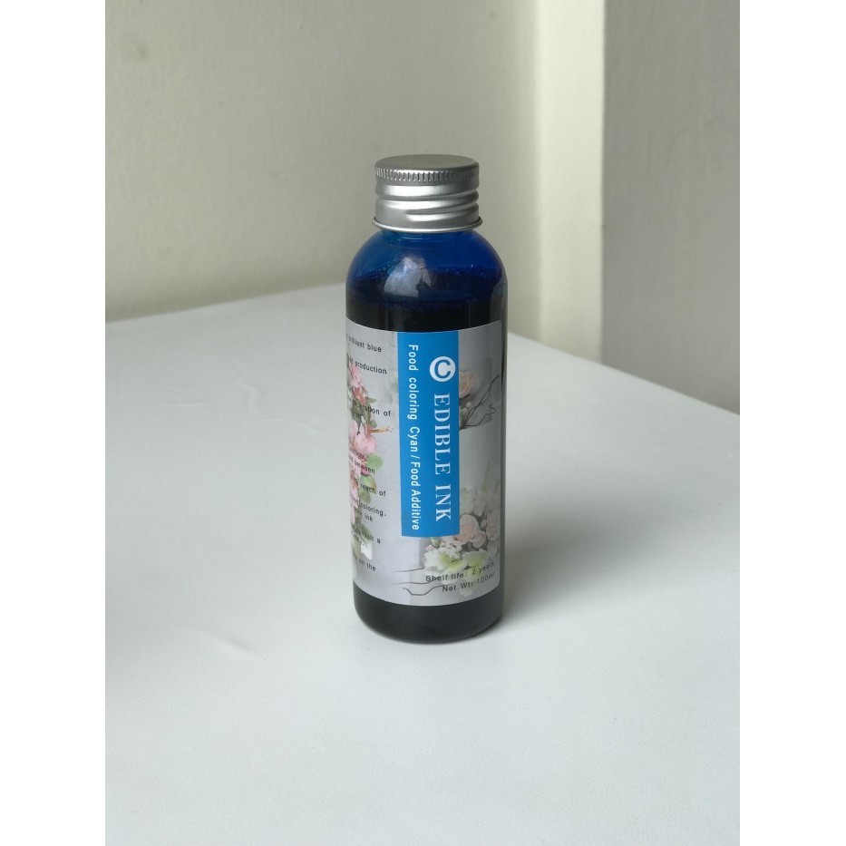 

Best-Promo EDIBLE INK / TINTA EDIBLE / EDIBLE PRINTER / 1 BTL WARNA CYAN 100ml