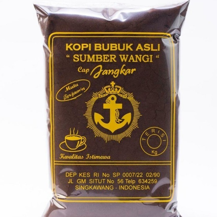 

New PROMO Bubuk Kopi Asli Singkawang Cap Jangkar by Sumber Wangi 500gram