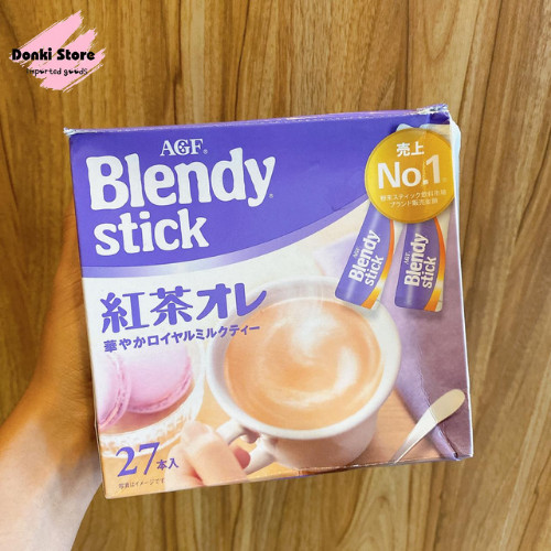 

AGF Blendy Stick Cafe Au Lait Instant Coffee - Black Tea - sachet