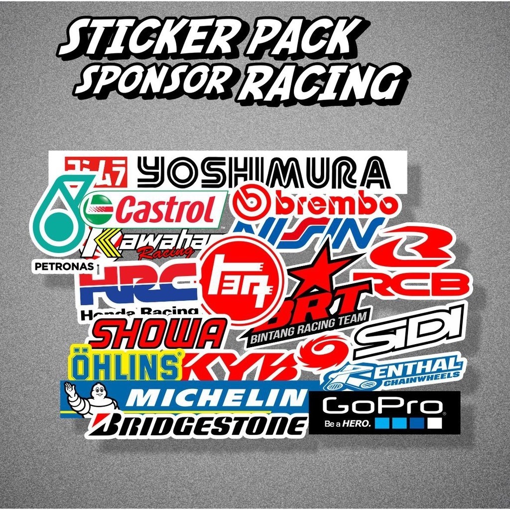 Sticker Pack Murah Sponsor Racing | STIKER CB HEREX GL THAILOOK AESTHETICS | STIKER RACING BOY