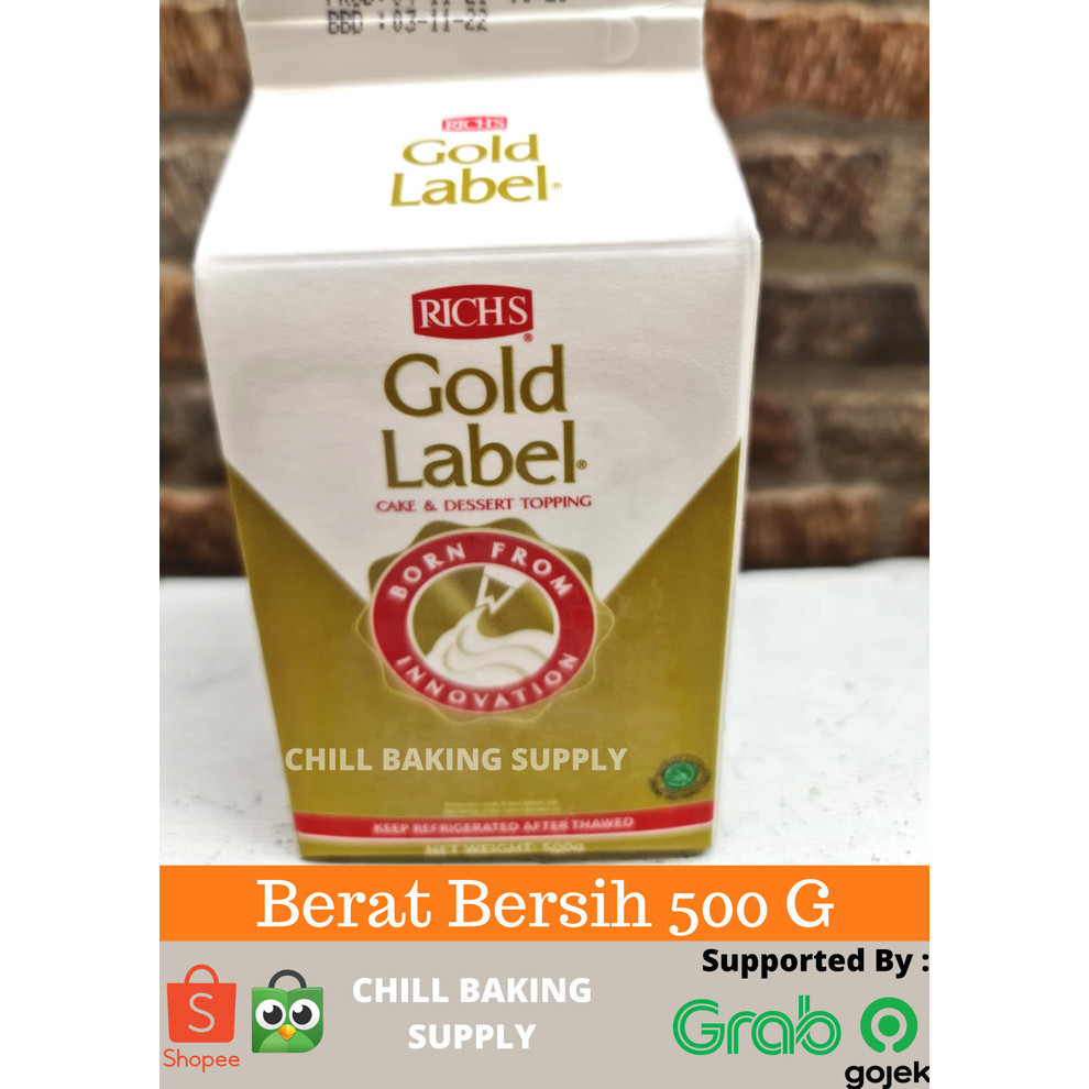 

New[Promo] Rich Gold Label Whipping Cream - 500 GR