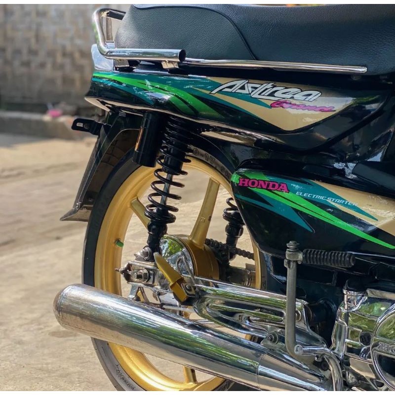 Striping Lis Sticker Standar ORI Honda Astrea Grand 1997 Hijau Striping Astrea Grand 97