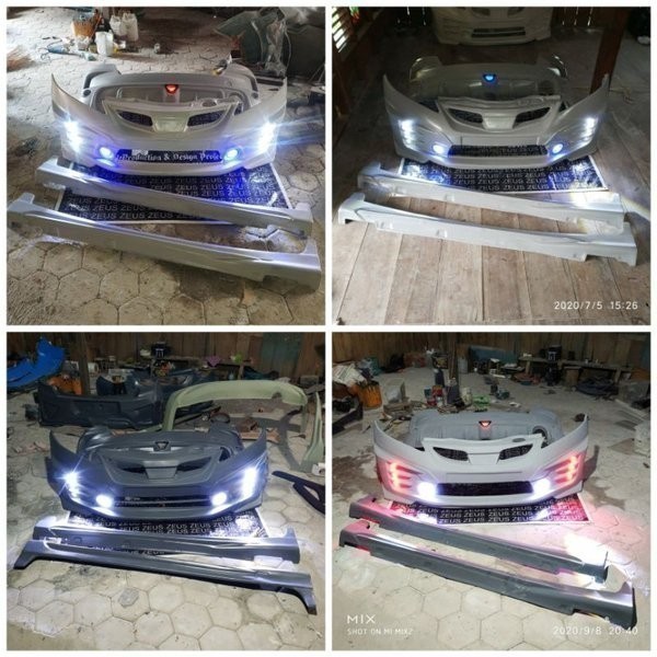 BODYKIT JAZZ Ge8 Adaptasi MUGEN RS Plus Aksesoris Lampu Eksterior A2 - plus aksesoris