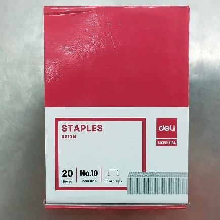 

ISI STAPLES DELI NO.10 E0010N 1 BOX ISI 20 PCS