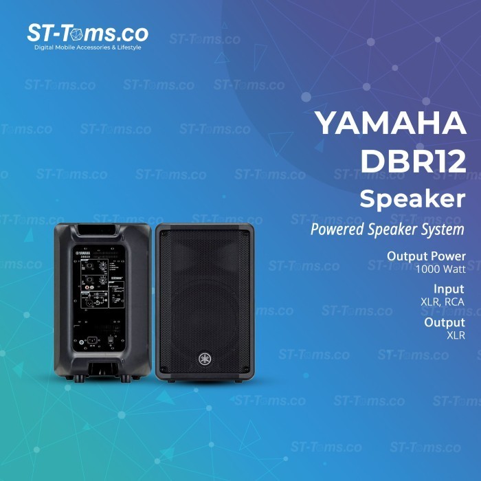 Yamaha DBR12 DBR-12 Active Speaker 12 Inch Output 1000 Watt
