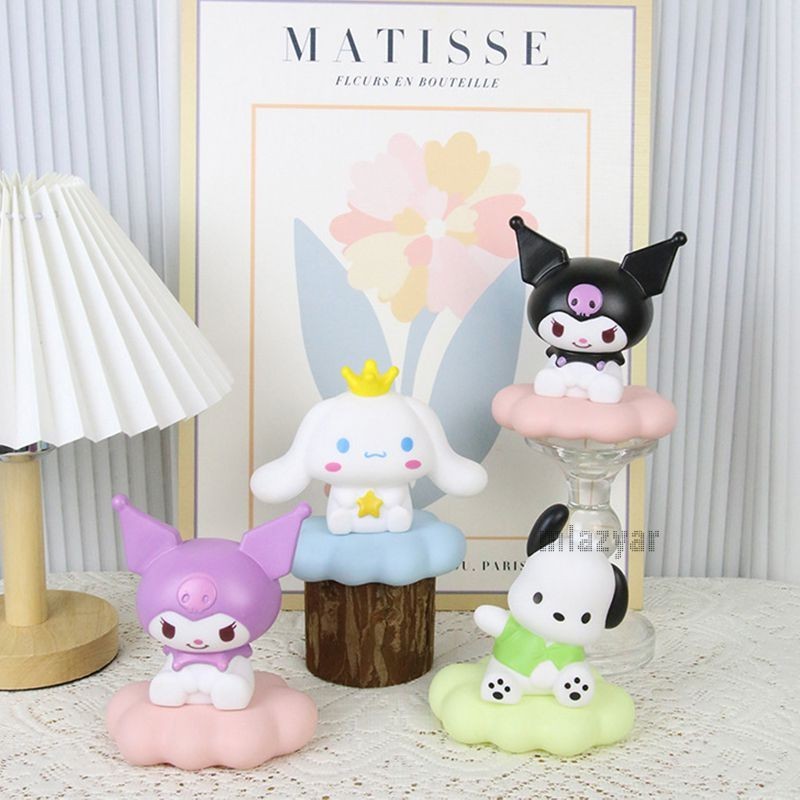 

Ornamen Kue Sanrio Cloud yang Lucu/ Sanrio Lampu Tidur Malam/ Topper Sanrio Cake Besar Lampu Hias 3D Topper Boneka Dekorasi Mia
