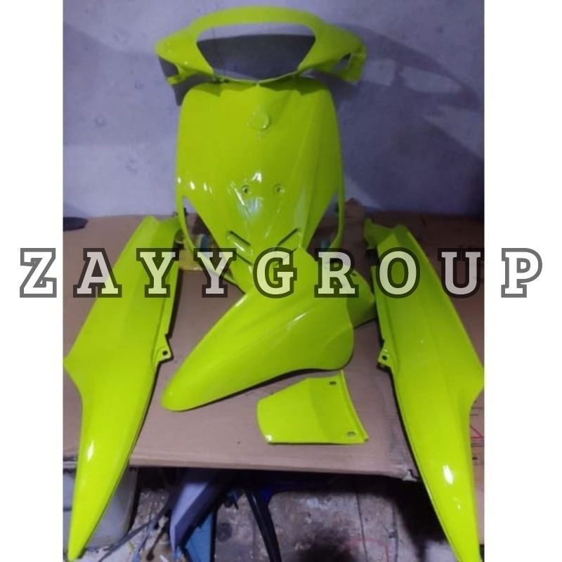 Body Halus Full Cover Yamaha Mio Sporty Lama Warna Hijau Stabilo