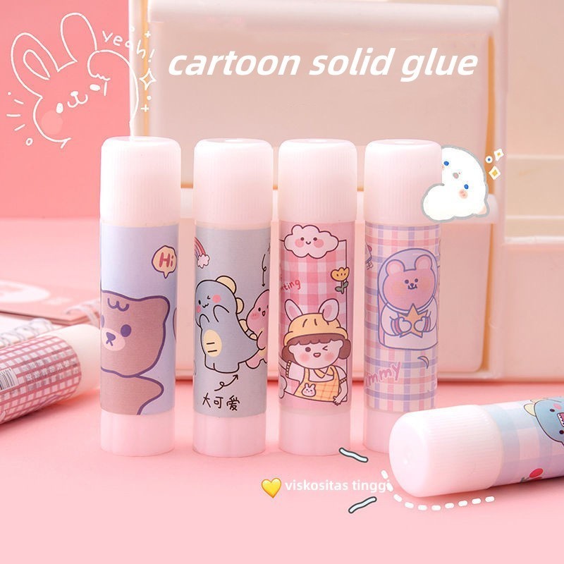 

Lem Glue Stick Bisa untuk Activity Worksheet Anak / Lem Kertas Putar Batang Karakter Motif Kartun