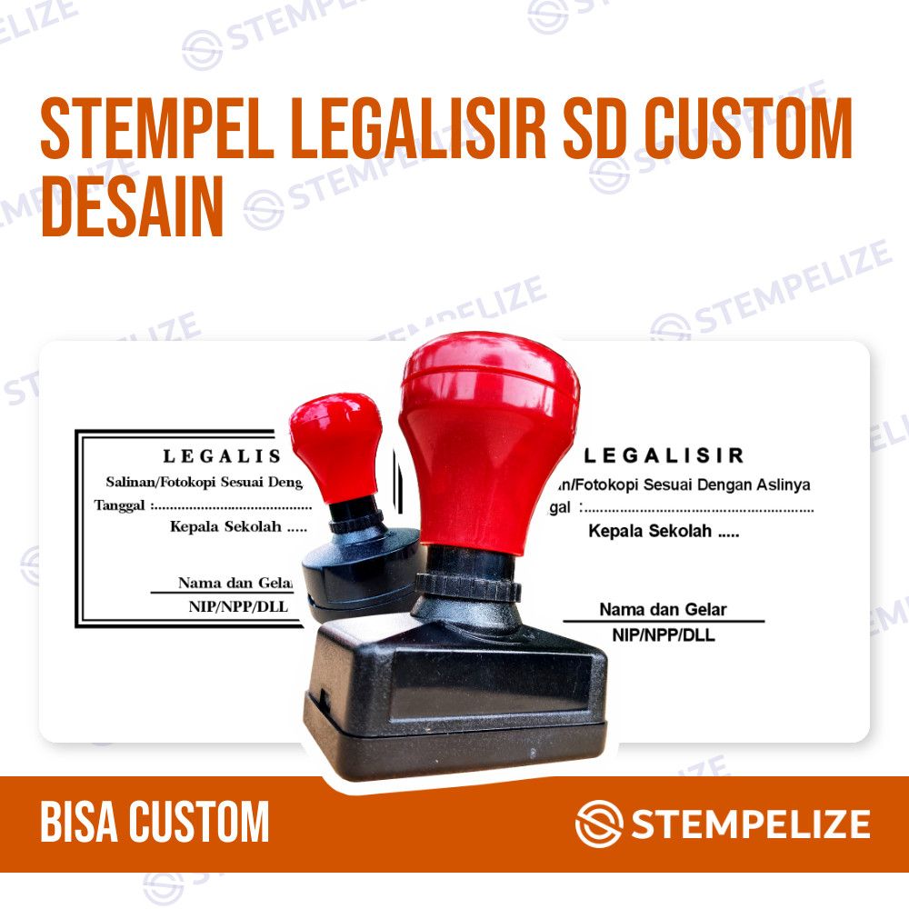 

Stempel Legalisir SD Custom Desain