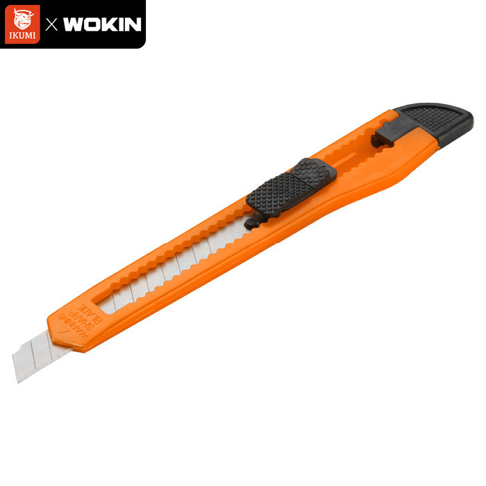 

ABS Cutter/Snap-Off Blade Knife Wokin 9x80mm Flat Push