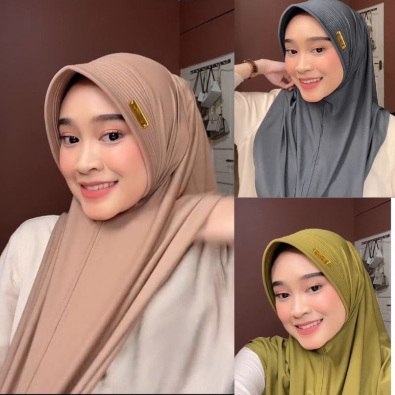 GROSIR BERGO HAMIDAH SIZE M LABEL BESI BY SINTAYOSHIE