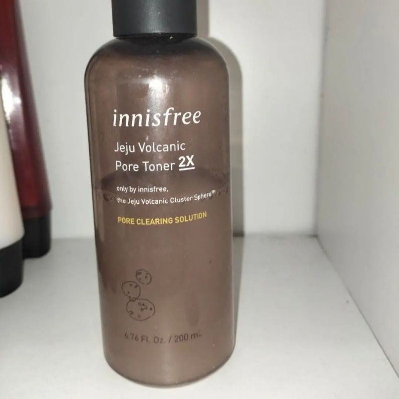 innisfree jeju volcanic pore toner 2x