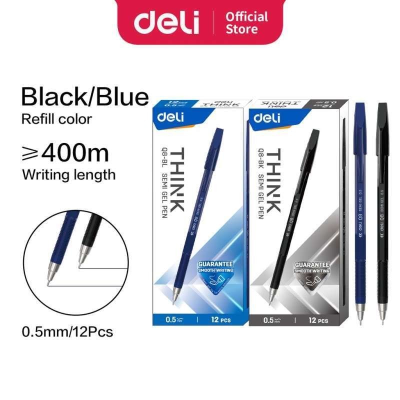 

Pulpen Semi Gelpen Deli Think 0.5mm - EQ8