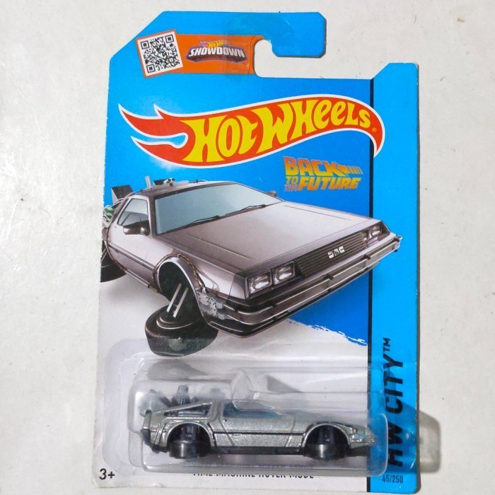 Time Machine Hover Mode 2014 Back to The Future HOTWHEELS HOT WHEELS HW ORI