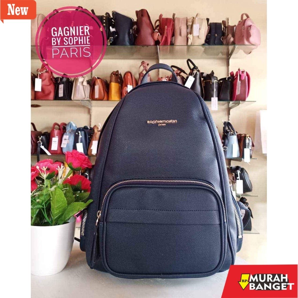 tas ransel wanita shopee TAS GAGNIER : BLACK / BROWN / NAVY  SOPHIE MARTIN PARIS PROMO RANSEL WANITA