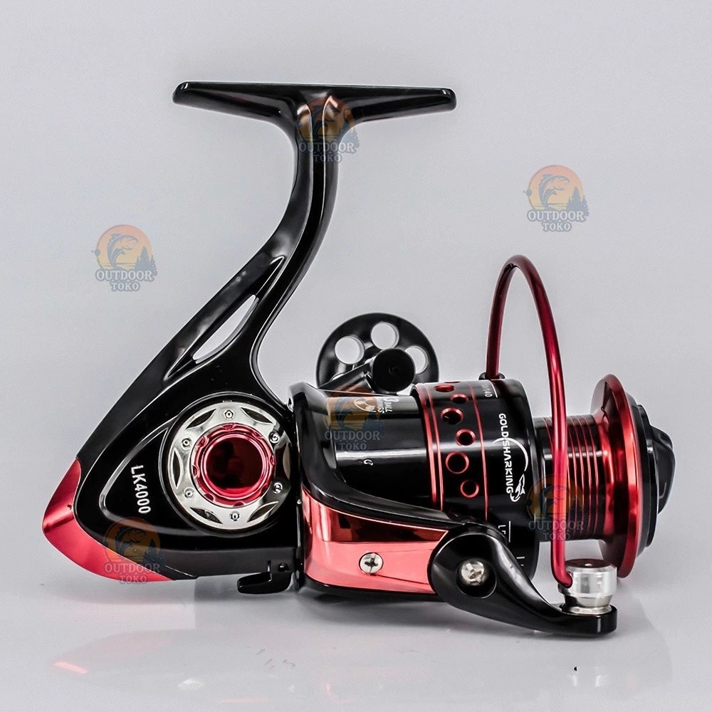 HOT PRODUCT REEL PANCING ORIGINAL BAHAN METAL GOLDEN SHARK 13 BEARING LK2000 3000 4000 6000 Reel