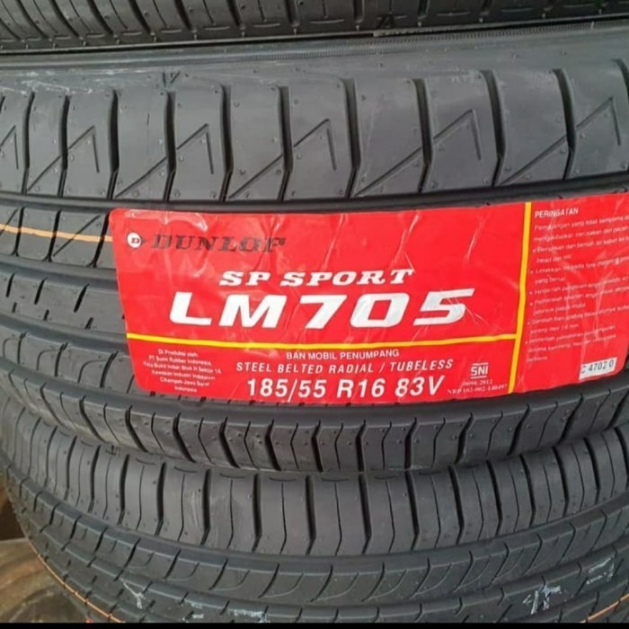 Ban Mobil Dunlop LM705 185/55 R16 JAZZ RS HONDA CITY PERFORMA OPTIMAL