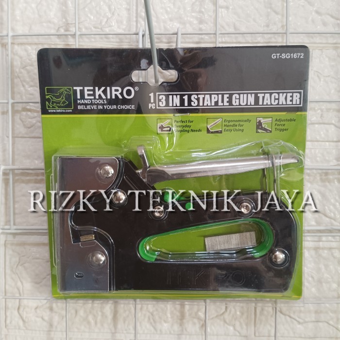 

TEKIRO STAPLES TEMBAK 3 IN 1 STAPLE GUN TACKER 3IN1 TEKIRO