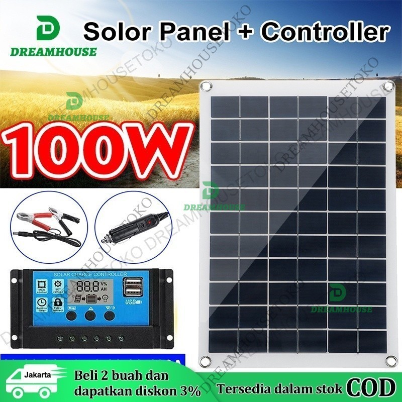 100W/150W SOLAR PANEL PANEL SURYA PEMBANGKIT LISTRIK TENAGA SURYA 60W SOLAR PANEL PANEL SOLAR PANEL 