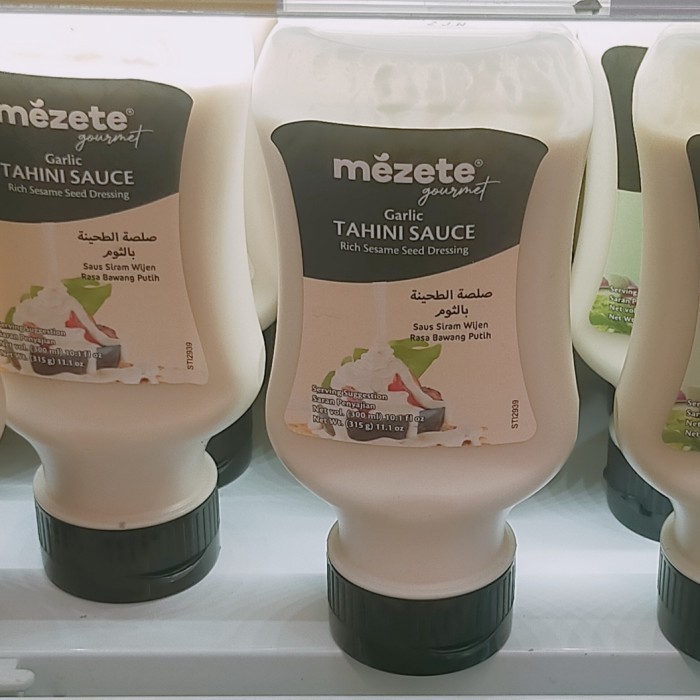 

mezete garlic tahini sauce saus dressing sesame 315gr