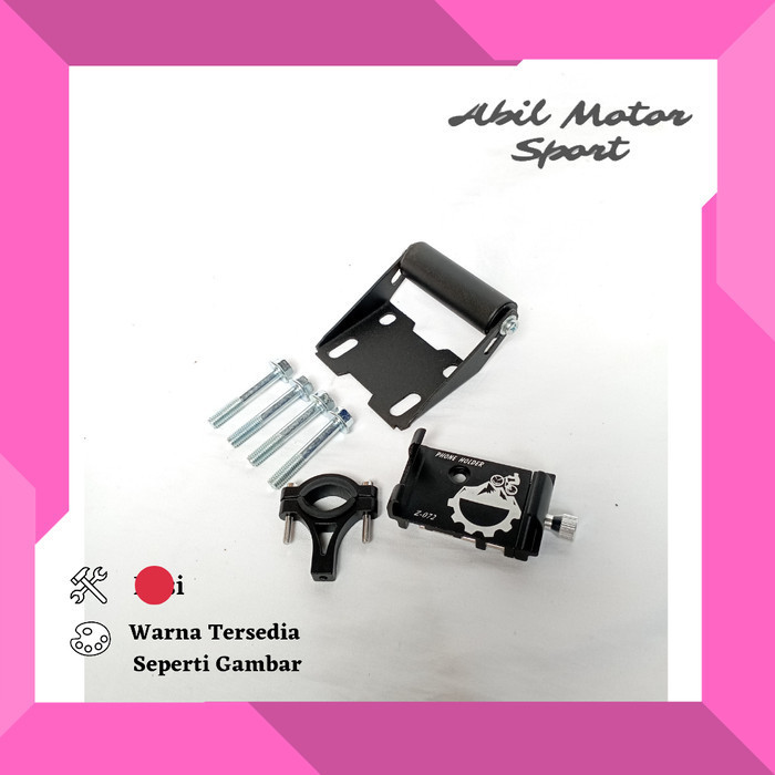 PAKET HOLDER GPS HP PCX 150 160 PHONE HOLDER ALUMUNIUM STANG MOTOR BRAKET BRACKET BREKET HOLDER HAND