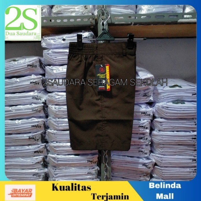 

⭐COD⭐ MURAH Seragam Sekolah Celana Pendek Karet Coklat Pramuka SD/SMP 7 8