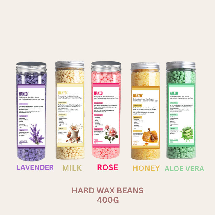 

[[ K23 - BEST SELLER ]] Biji waxing 400g Hard wax bean perontok bulu kaki ketiak tangan wax - lavender