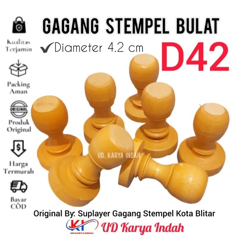 

[NEW] GAGANG STEMPEL D42 | DIAMETER 4.2 CM