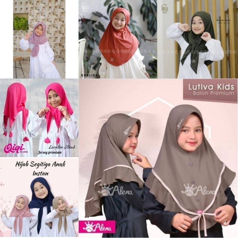 Cuci Gudang HIJAB ANAK•hijab cuci gudang anak•jilbab anak obral