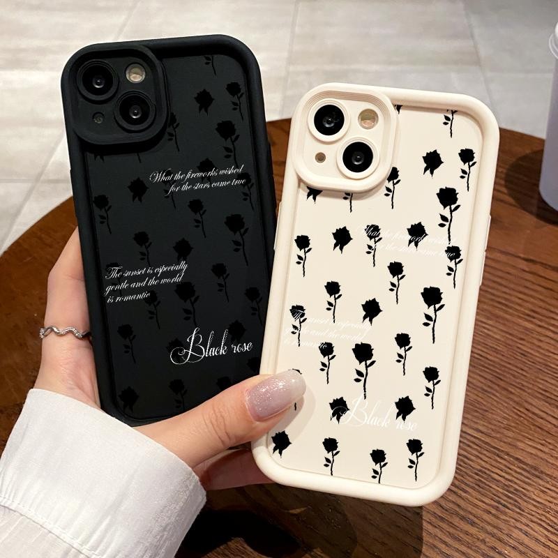 Casing For Oppo Reno5 4G 5G Reno3 Reno4 F Reno4 Lite Reno5 F K Z Reno6 Case Silicone TPU Floral Rose
