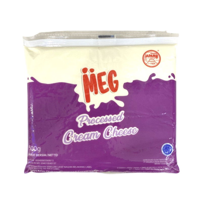 Meg Processed Cream Cheese 500gr - Keju Meg Cream Cheese