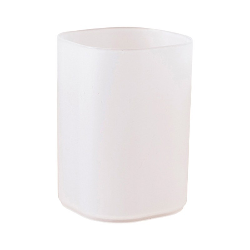 

Clear Plastic Desk Pencil Holder Stand Makeup Brushes Pot Stationery Office Supplies Accessories