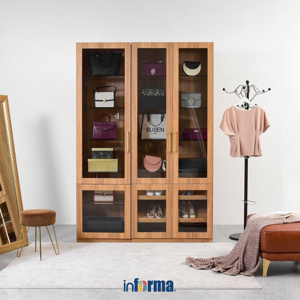 Informa Dionette Kabinet Sepatu & Tas Display Cabinet Kabinet Koleksi Pajangan Tas Sepatu Furniture 