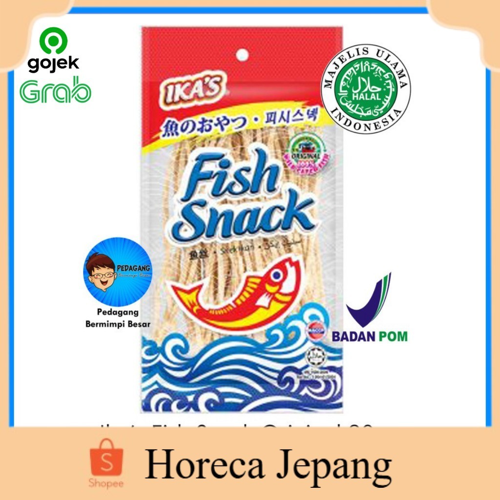 

Ikas Fish Snack Original 30gr | Snack Ikan Malaysia | Snack Lidi Ikan