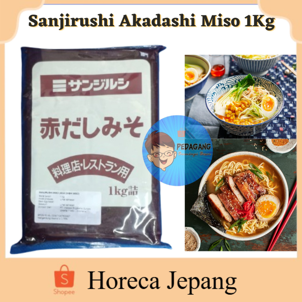 

Sanjirushi Akadashi Miso 1Kg | Red Miso | Aka Miso | Miso Merah