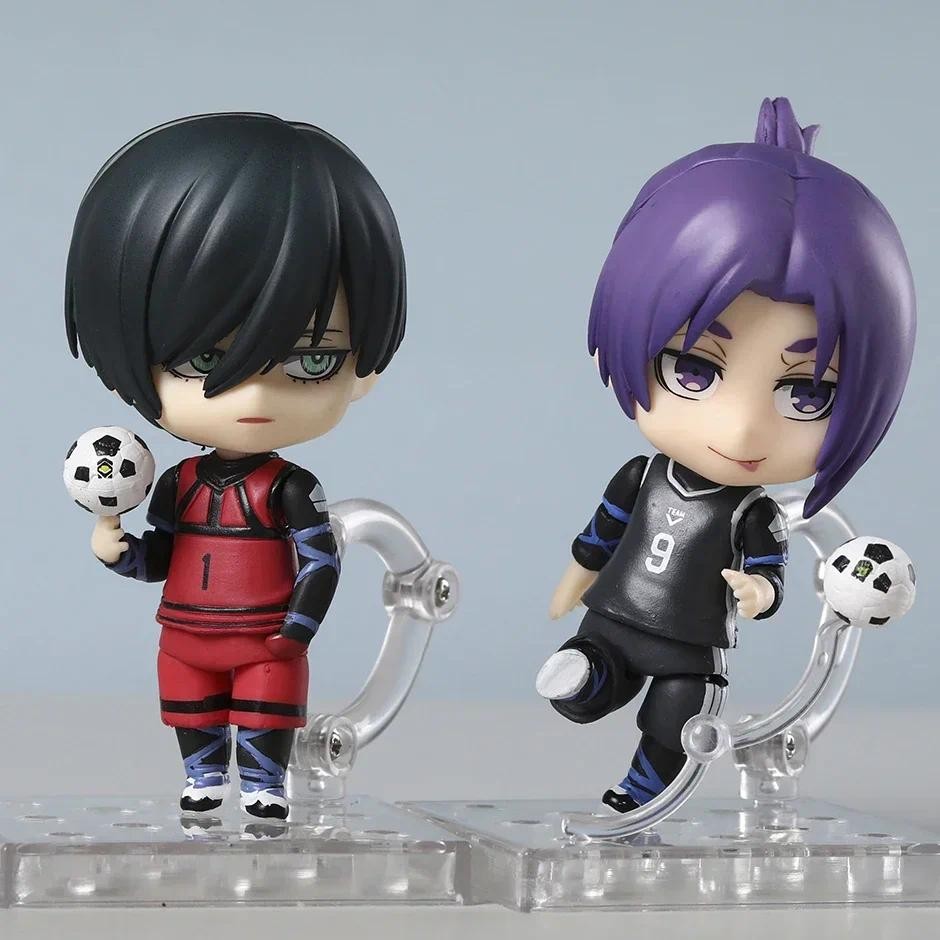 Blue Lock 2326 Mikage Reo 2327 Rin Itoshi PVC Action Figure Toy Anime Q Figurine Collectible Model D