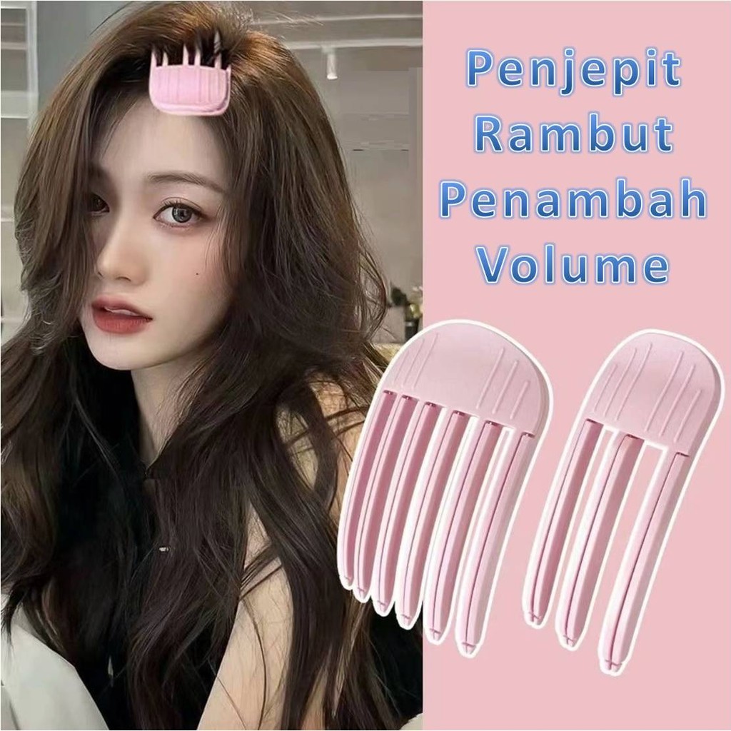 Magic Volume Hair Clip / Jepit Rambut Penambah Volume Anti Lepek Korea / Alat Styling Rambut Selebriti / Klip Sisir Buat Hairstyle Poni Kembang / Pengembang Pony Berdiri