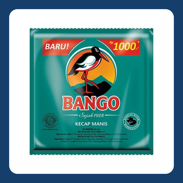 

bagusaw17 Kecap Bango Sachet 20 Ml Eceran 1000 (1 Renceng Isi 12 Sachet )