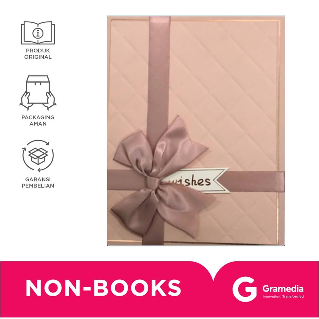 

Kotak Kado Sqr Deboss Ribbon Pink/Blue S Y91307-84T