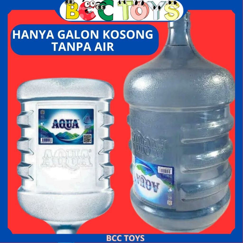 

Galon Kosong AQUA 19 Liter Hanya Galon SajaTanpa Air Galon AQUA Kosongan Bagus Dan Berkualitas BCC